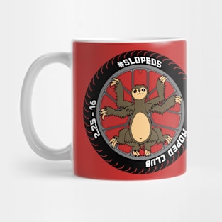 Sloped Vitruvian Sloth Mug